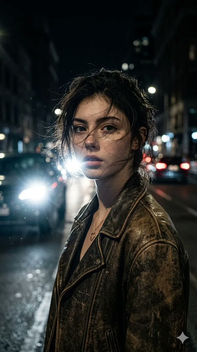 Close-up Portrait of a Woman with Slightly Disheveled