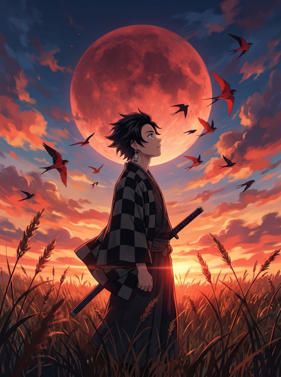 황금 들판의 청년 애니 전사