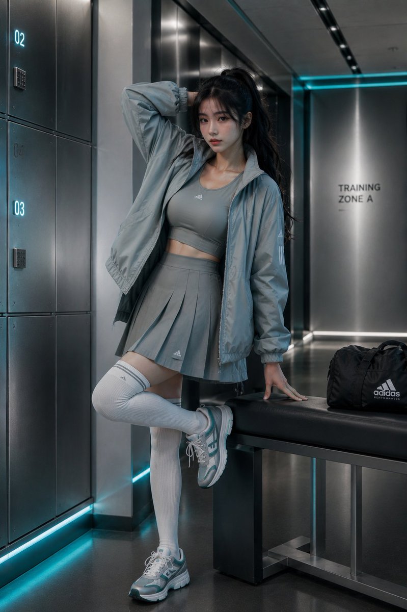 모던 트레이닝 룸 애슬레저 캠페인 화보