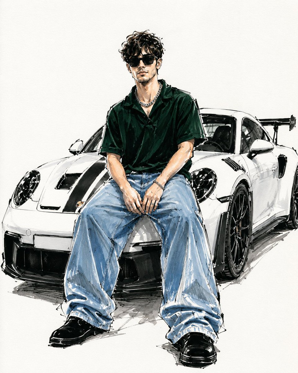 Vogue-style Fashion Illustration