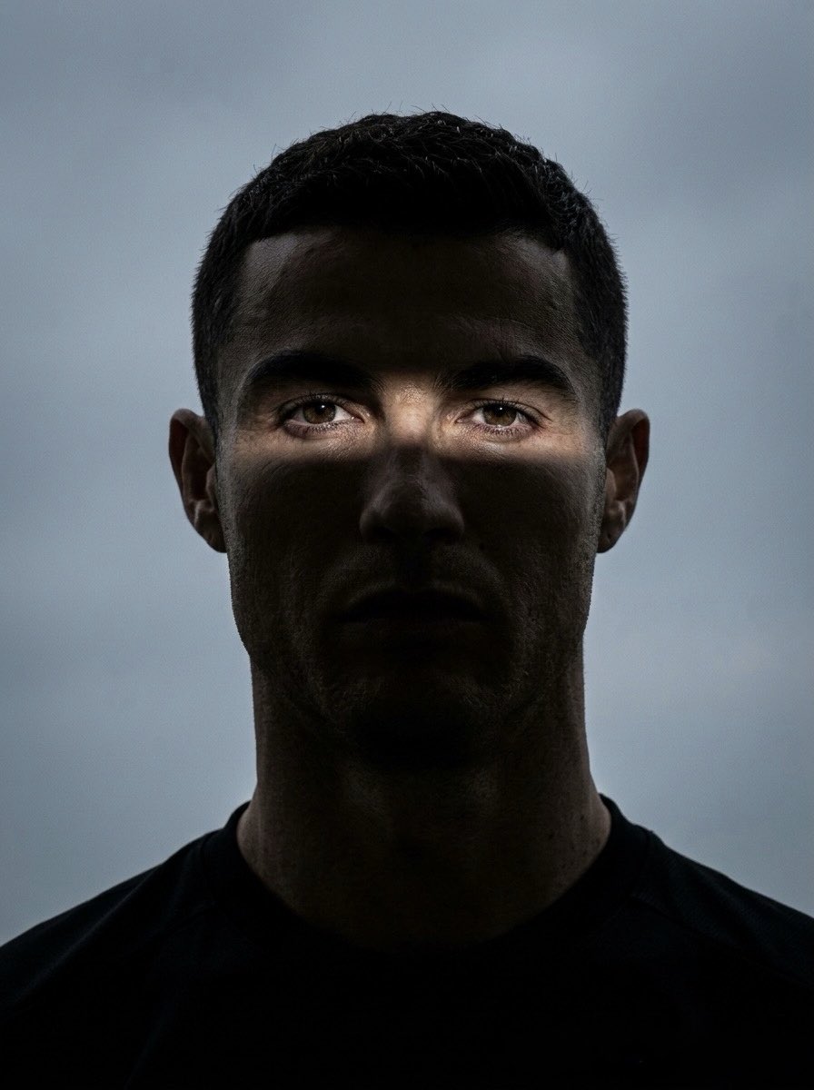Close-up Portrait of a Man Looking Directly At the Camera