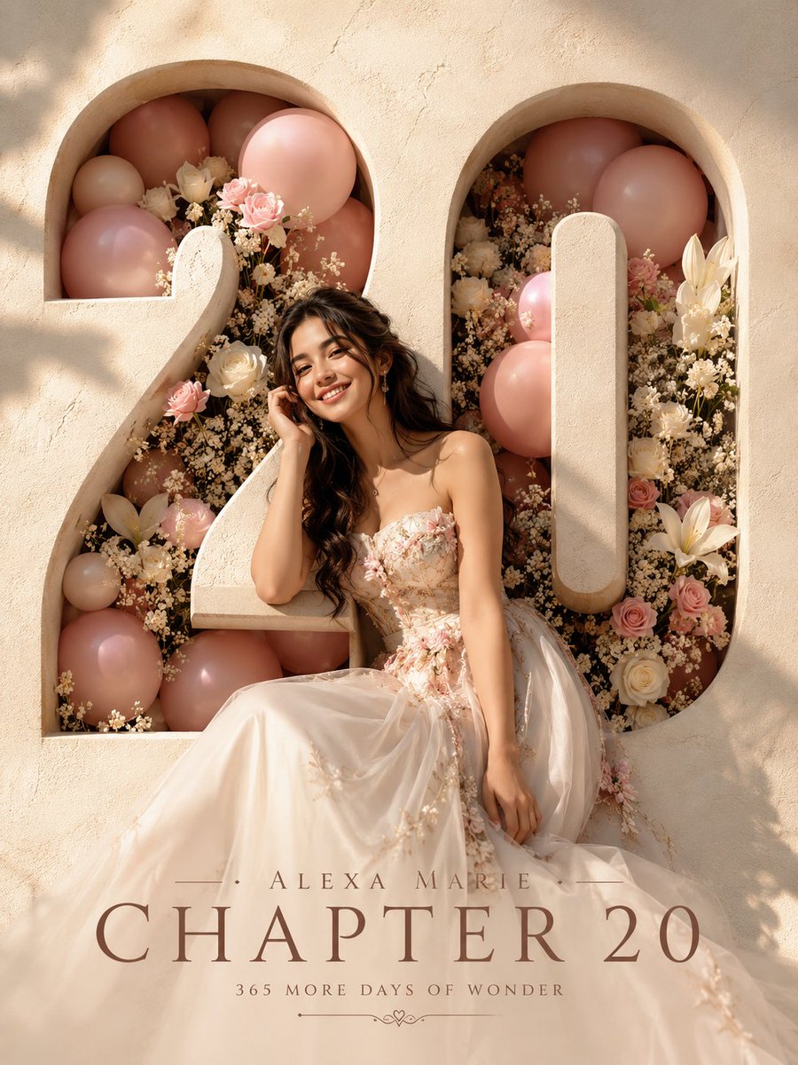 Birthday Poster 34 Portrait Premium Editorial Studio Style