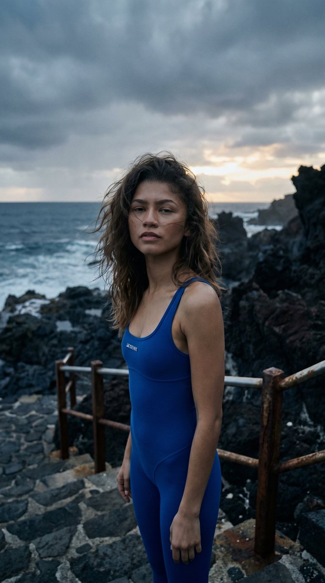Volcanic Coastal Steps - Zendaya Jacquemus