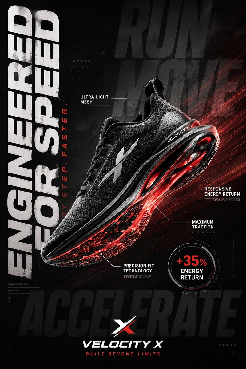 Integrate Bold Premium Sportswear Advertising Typography Directly into the Composition