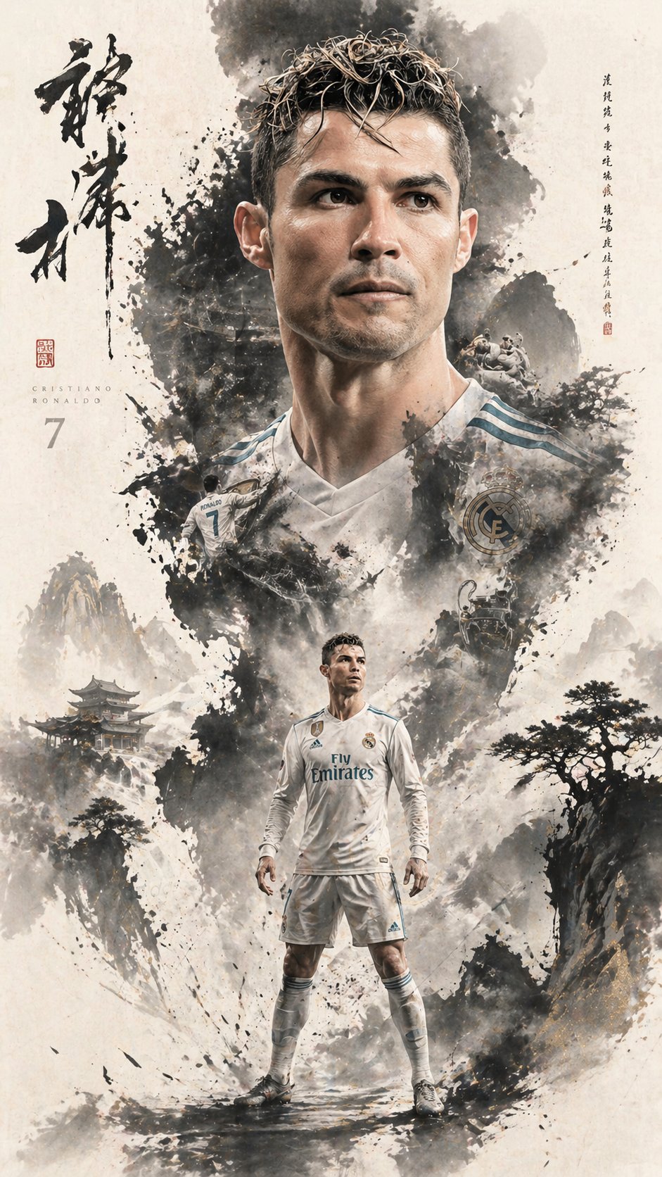 A Cinematic Character Promotional Poster of Subject