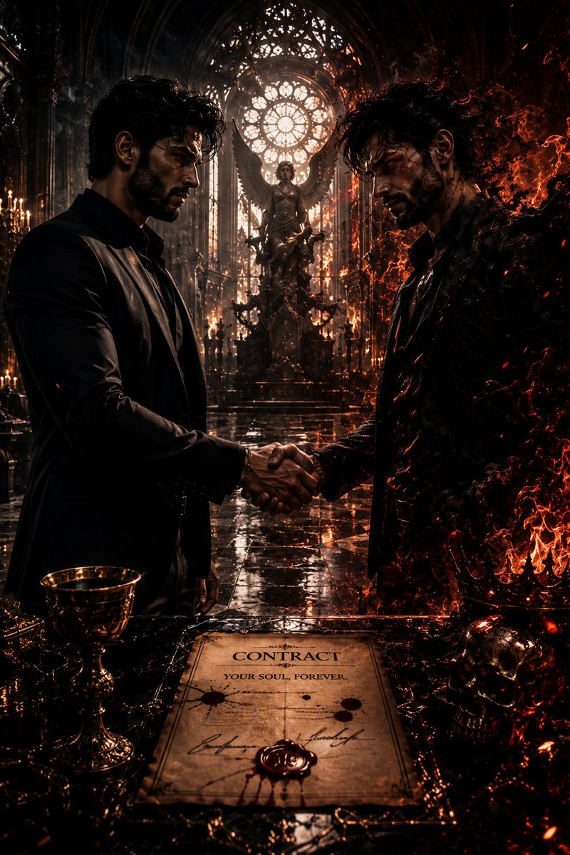 An Ultra-cinematic Dark Fantasy Artwork Called the Devil’s Deal