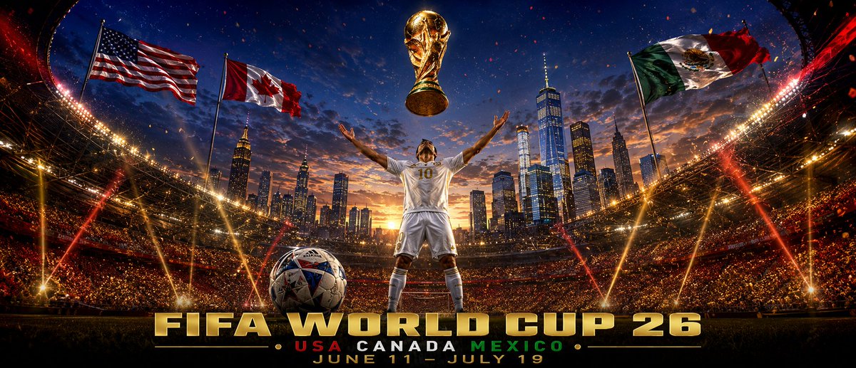 Widescreen Sports Poster for Fifa World Cup 26