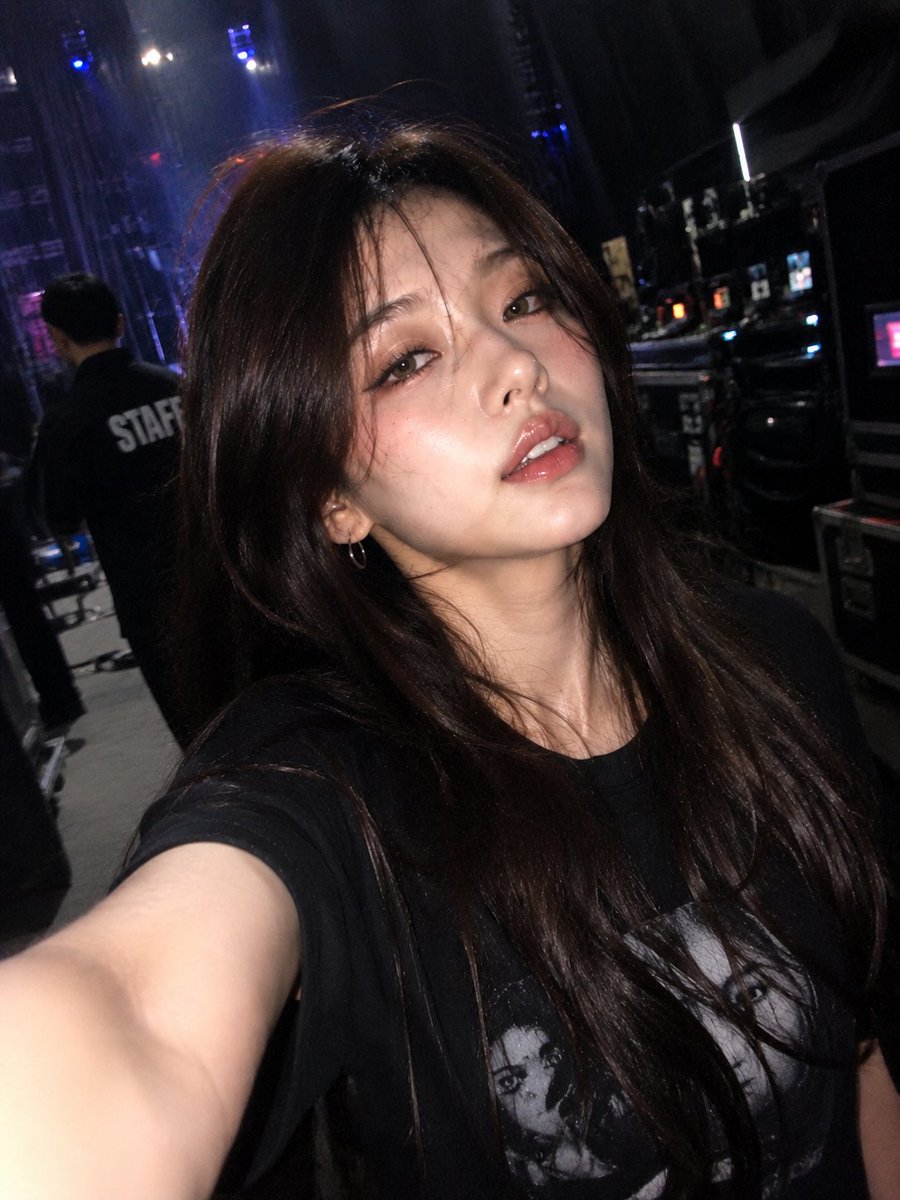 콘서트 중 실수 전면카메라 셀카