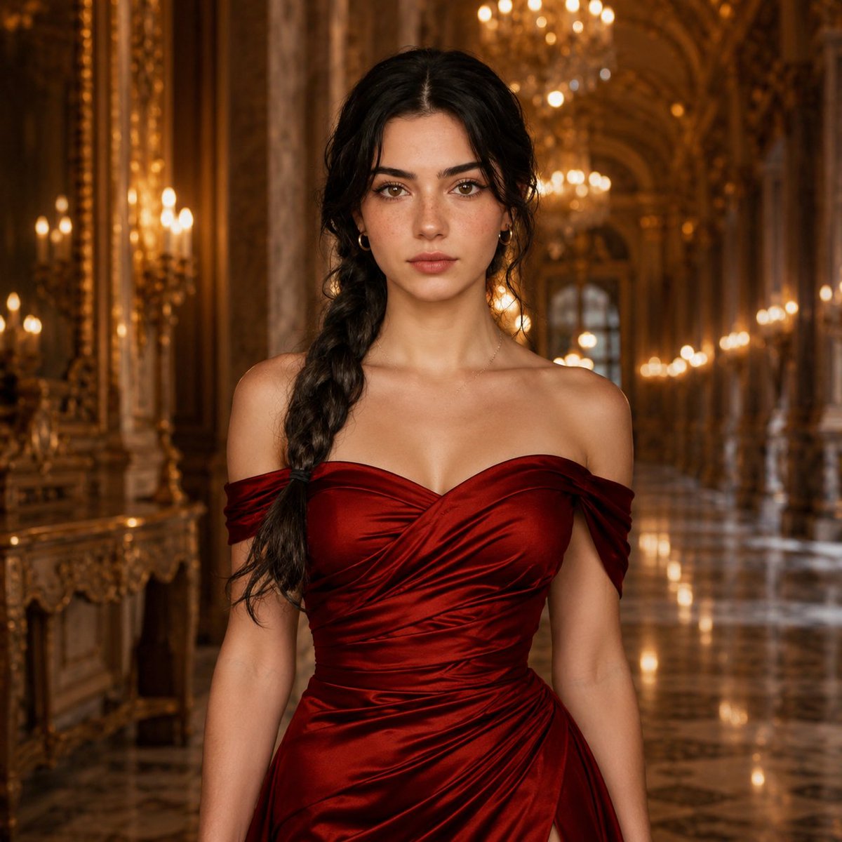 Portrait of a Beautiful Young Woman