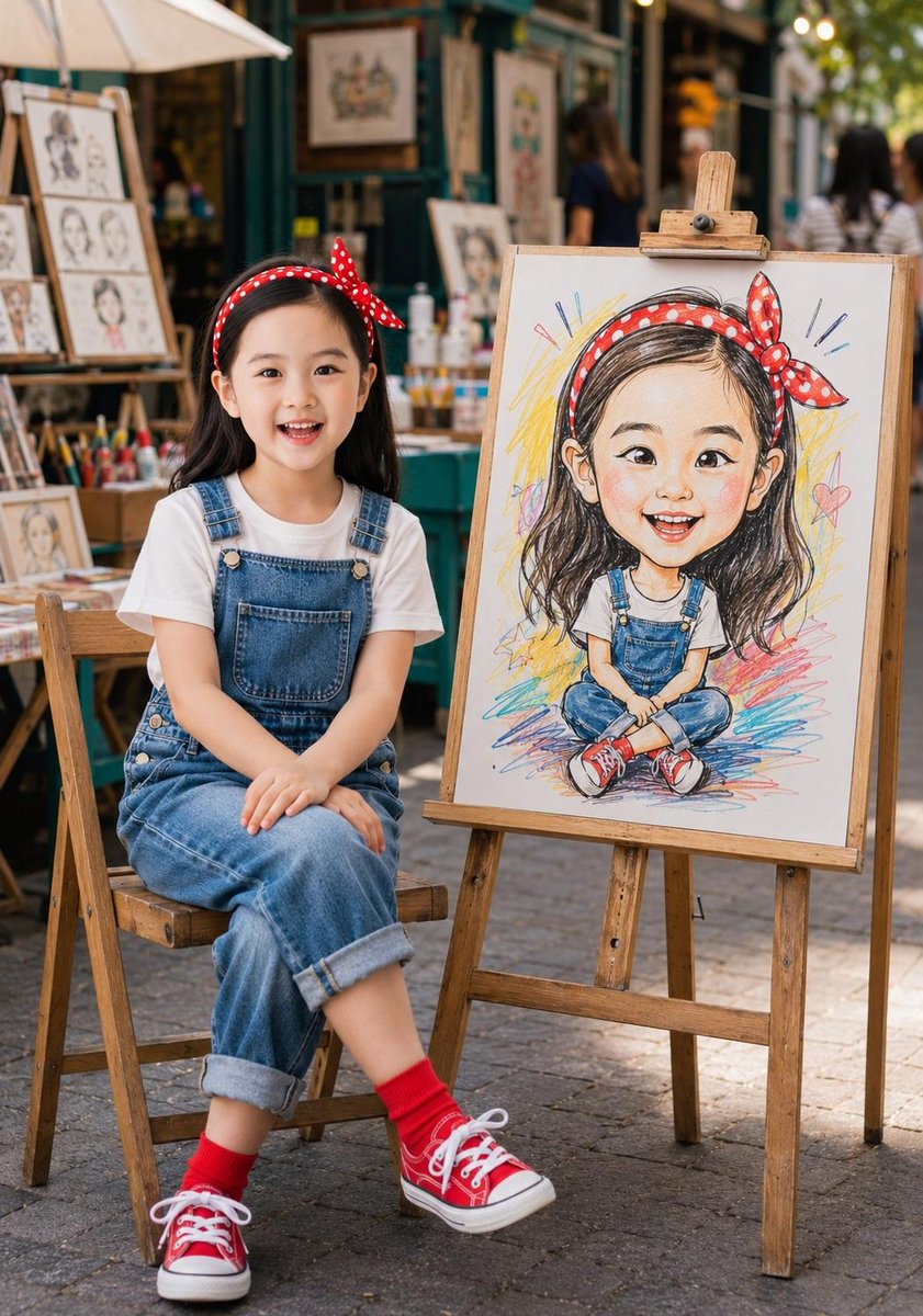 야외 에디토리얼 인물 일러스트
