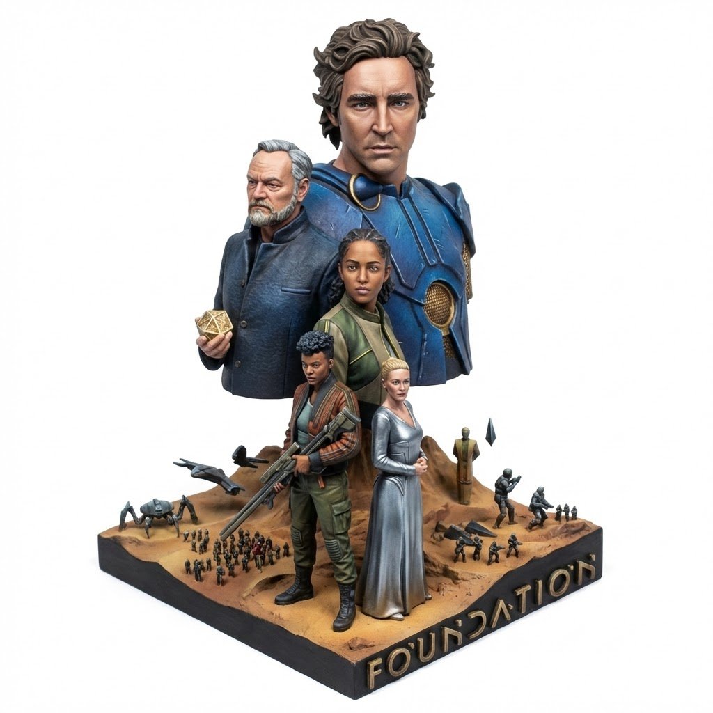 Uploadedphoto into a Realistic Miniature Isometric Figurine