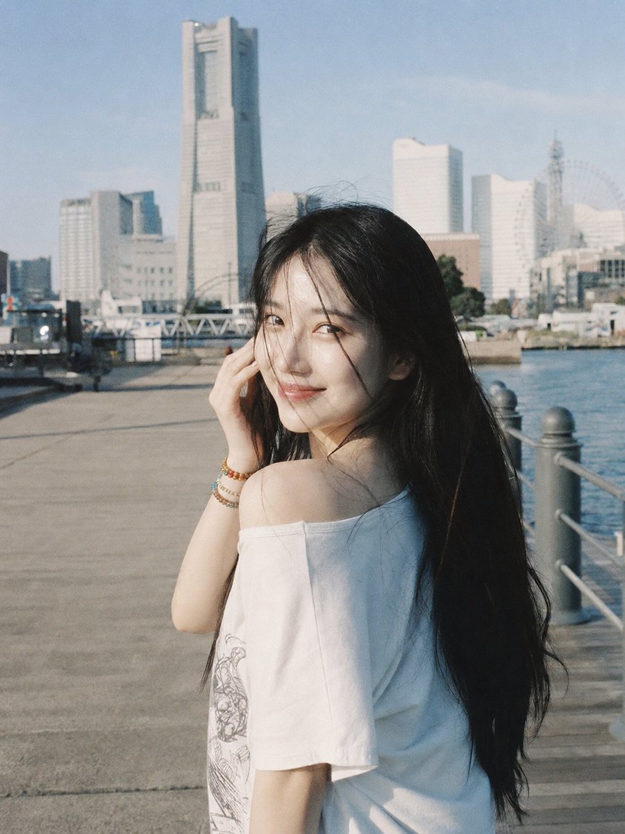 Candid Photorealistic Film-style Portrait of a Young Woman Named Anonymous Young Woman Standing