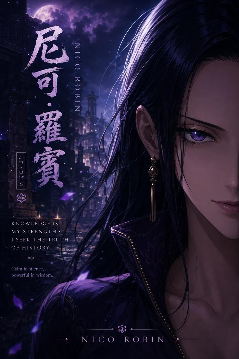 Ultra-detailed Anime Character Poster
